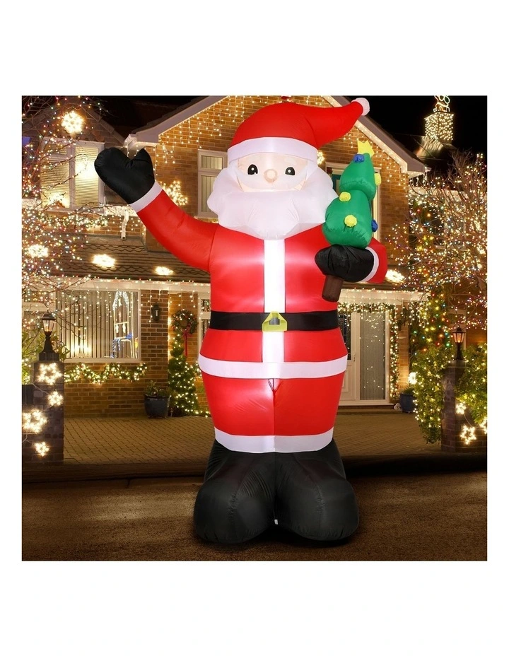 Tinseltown 3.6M Christmas Inflatable Santa Xmas LED Lights Outdoor Decoration image 4