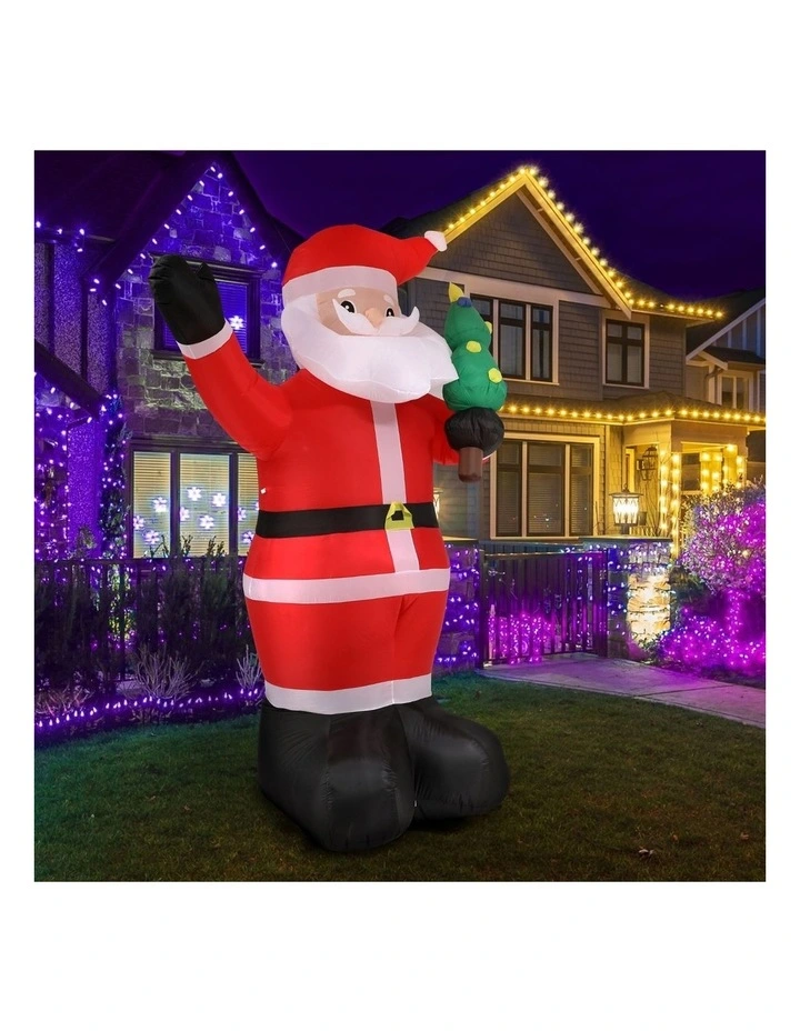 Tinseltown 3.6M Christmas Inflatable Santa Xmas LED Lights Outdoor Decoration image 6