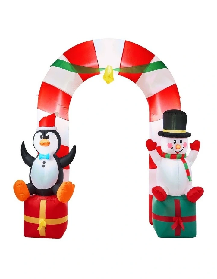 Tinseltown 2.6M Christmas Inflatable Archway Xmas Outdoor Decoration LED Lights image 1