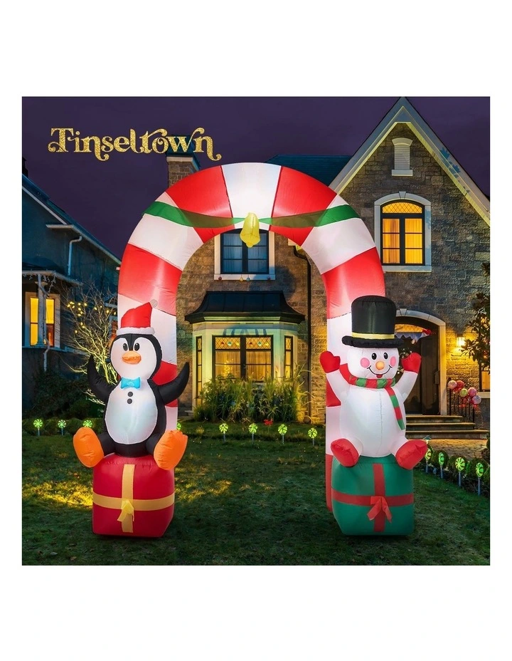 Tinseltown 2.6M Christmas Inflatable Archway Xmas Outdoor Decoration LED Lights image 5