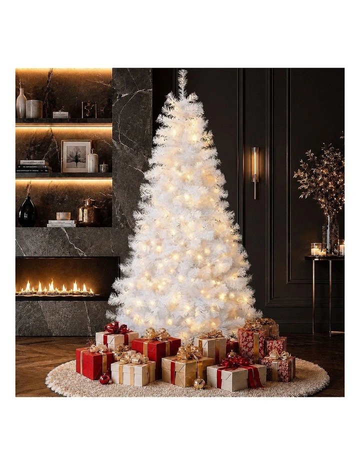 Tinseltown LED Christmas Tree 2.1M 7FT Home Party Decoration White 950 Tips image 4