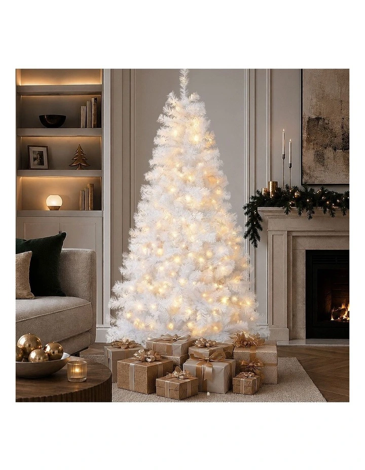 Tinseltown LED Christmas Tree 2.1M 7FT Home Party Decoration White 950 Tips image 5