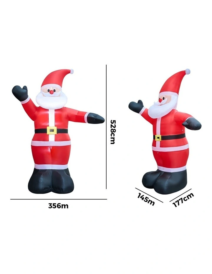 Tinseltown 5M Christmas Inflatable Santa Claus Xmas Decor with LED Light Outdoor image 3