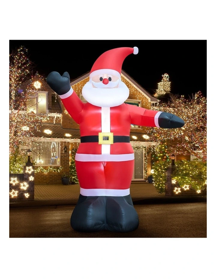 Tinseltown 5M Christmas Inflatable Santa Claus Xmas Decor with LED Light Outdoor image 4