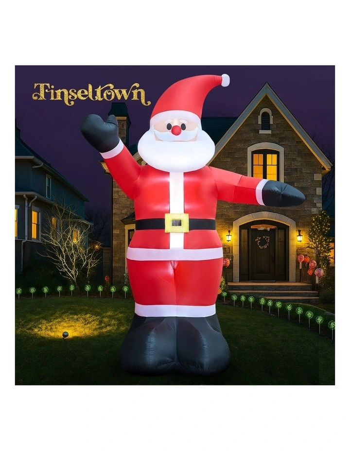 Tinseltown 5M Christmas Inflatable Santa Claus Xmas Decor with LED Light Outdoor image 5