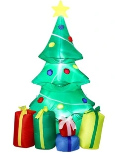 Tinseltown Christmas Inflatable Tree Gifts 1.5M Xmas Decor LED Lights Outdoor