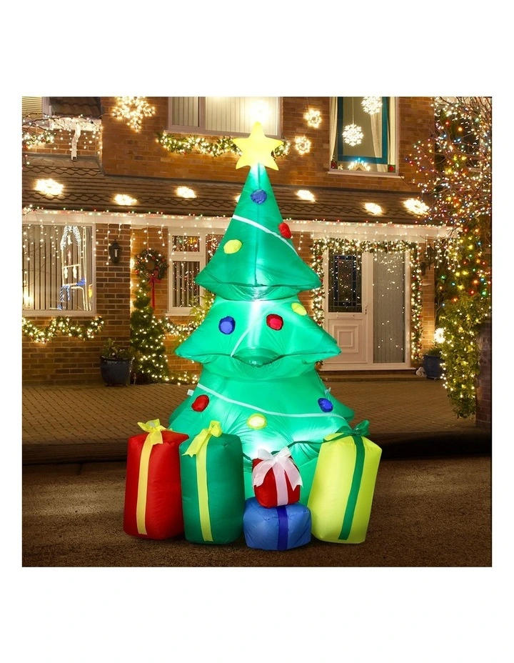 Tinseltown Christmas Inflatable Tree Gifts 1.5M Xmas Decor LED Lights Outdoor image 4