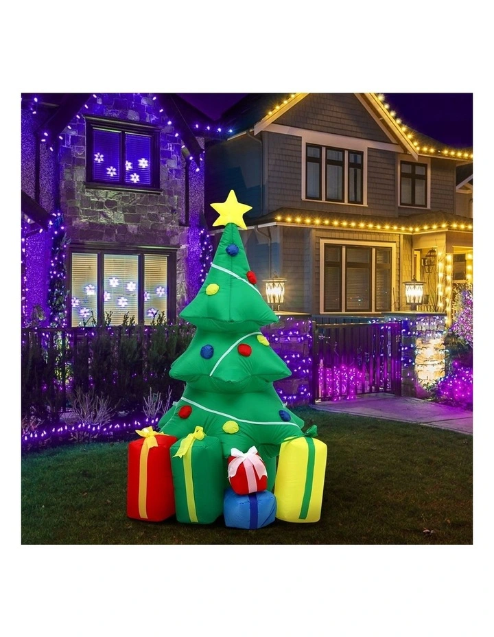Tinseltown Christmas Inflatable Tree Gifts 1.5M Xmas Decor LED Lights Outdoor image 6