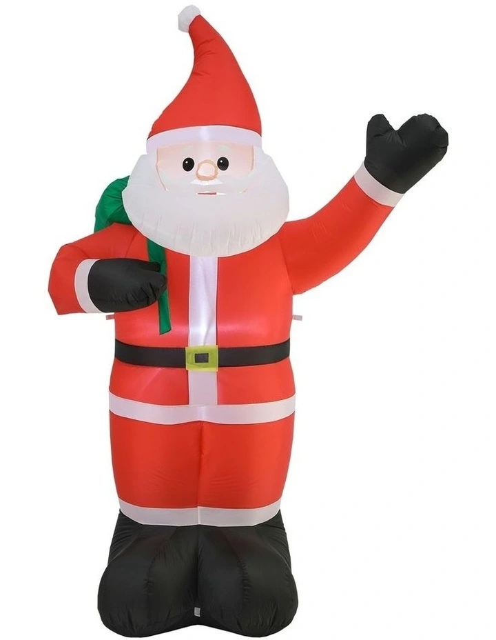Tinseltown 2.5M Christmas Inflatable Santa Xmas Outdoor Decorations LED Lights image 1