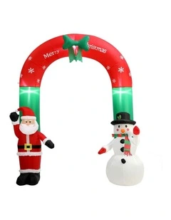 Tinseltown 2.4M Christmas Inflatable Archway Xmas LED Lights Outdoor Decoration
