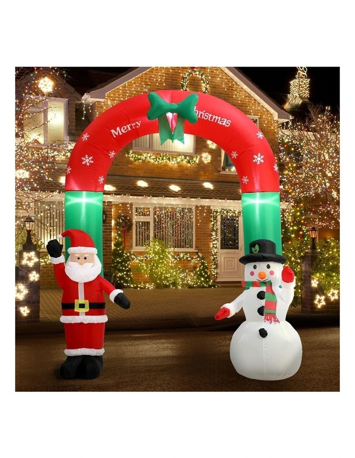 Tinseltown 2.4M Christmas Inflatable Archway Xmas LED Lights Outdoor Decoration image 4