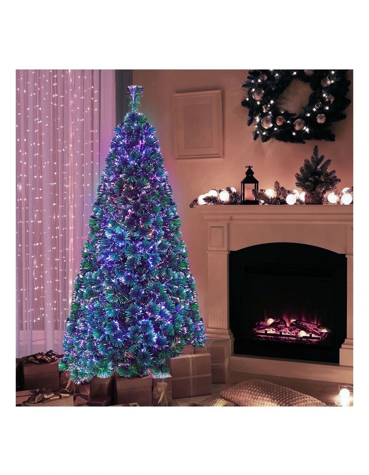 Tinseltown Christmas Tree Fibre Optic 6FT 1.8M Xmas Trees Multi-Colour Lights image 4