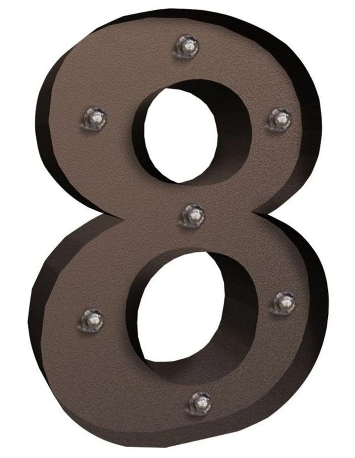 Traderight Group  LED Metal Number Lights Free Standing Hanging Marquee Event Party Decor Number 8 image 1