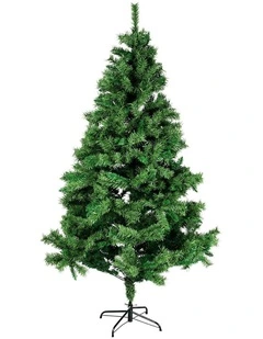 Santaco Christmas Tree 2.1m Slim PVC Xmas Tree with 797 Tips Green