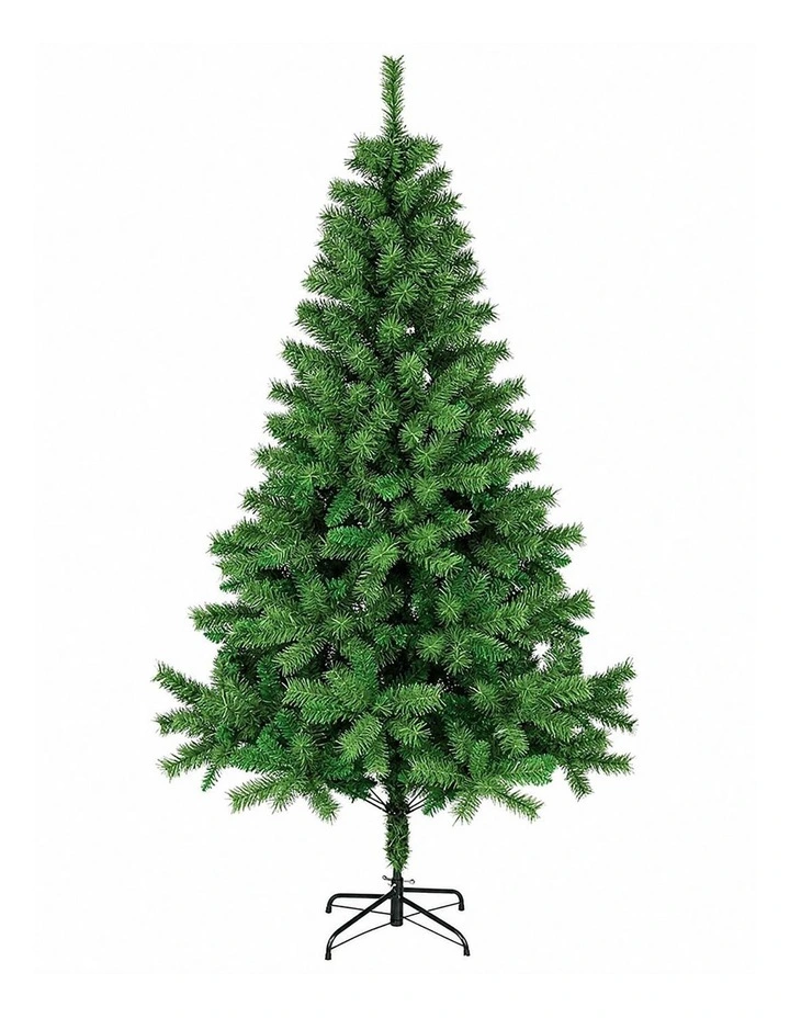 Santaco Christmas Tree 2.1m Slim PVC Xmas Tree with 797 Tips Green image 2