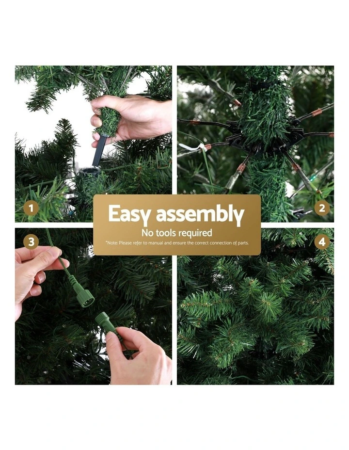 Jingle Jollys Christmas Tree 2.7M LED Xmas Tree Party Decorations 2590 Tips image 4