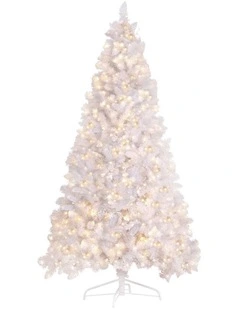 Jingle Jollys Christmas Tree 2.1m 500 LED Xmas Tree Decorations White 1260 Tips