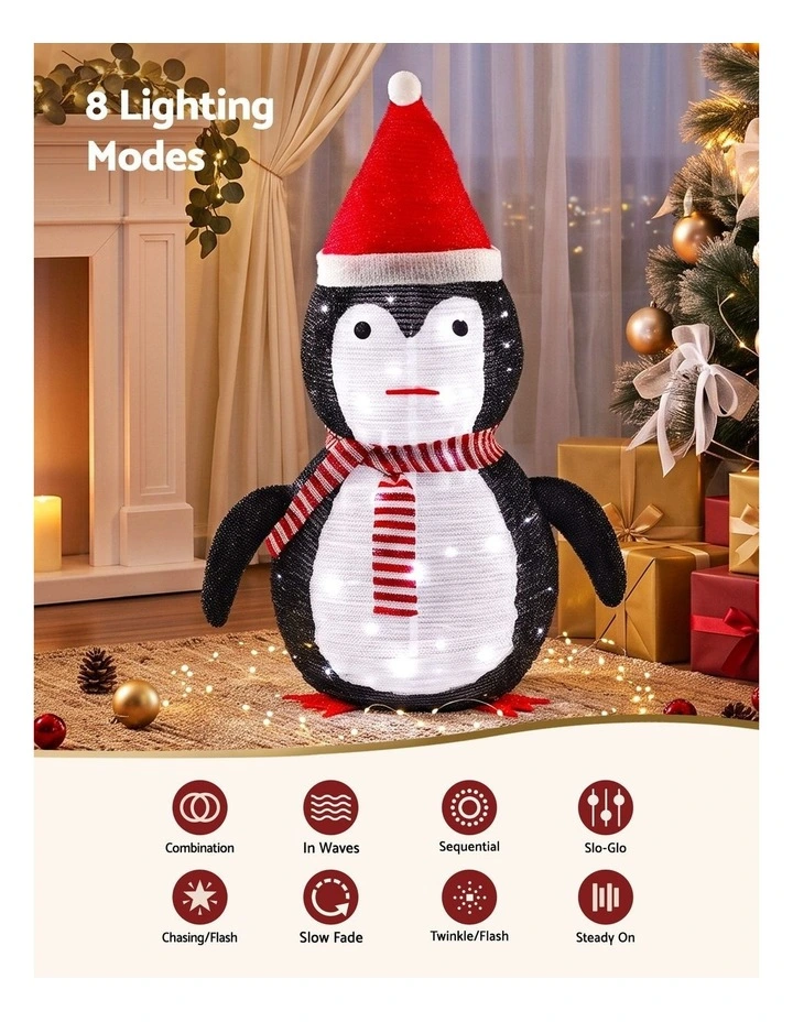 Jingle Jollys Christmas Penguin Light LED Christmas Decoration Pop Up Christmas Display 70cm image 4