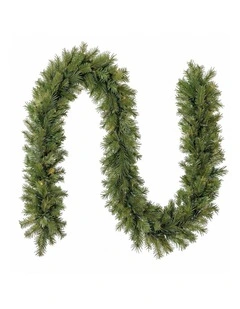Jingle Jollys 2.7M Christmas Garland 8 Mode LED Lights Timing 200Tips Xmas Decor
