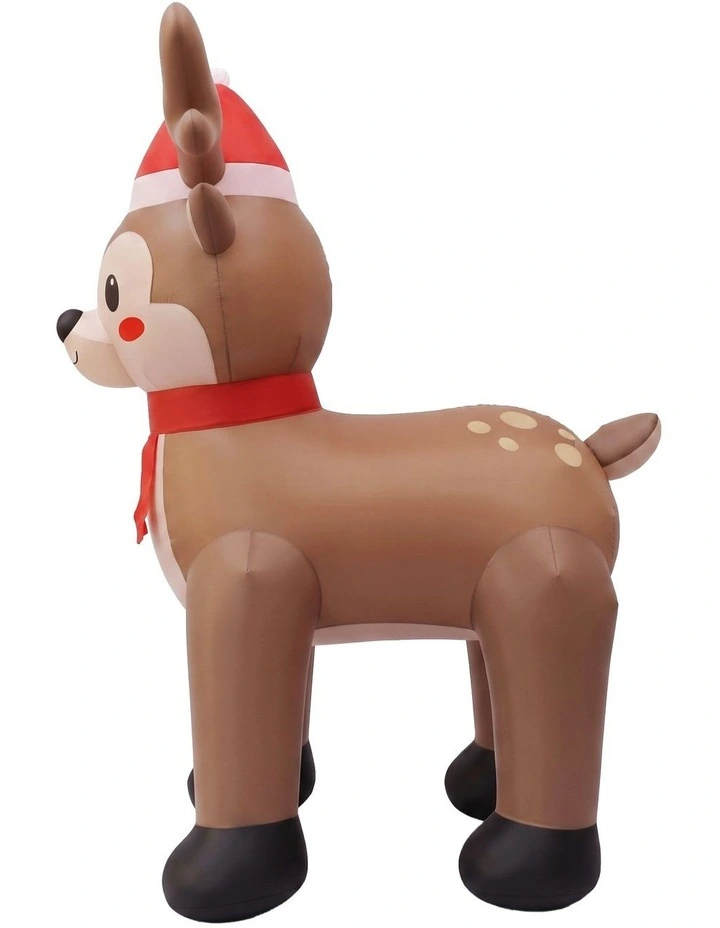 Jingle Jollys Christmas Inflatable Reindeer 2.5M Illuminated Decorations image 3