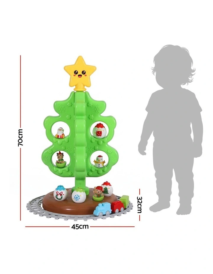 Jingle Jollys Toddler First Christmas Tree Mini Xmas Tree Toy Set with Train image 2