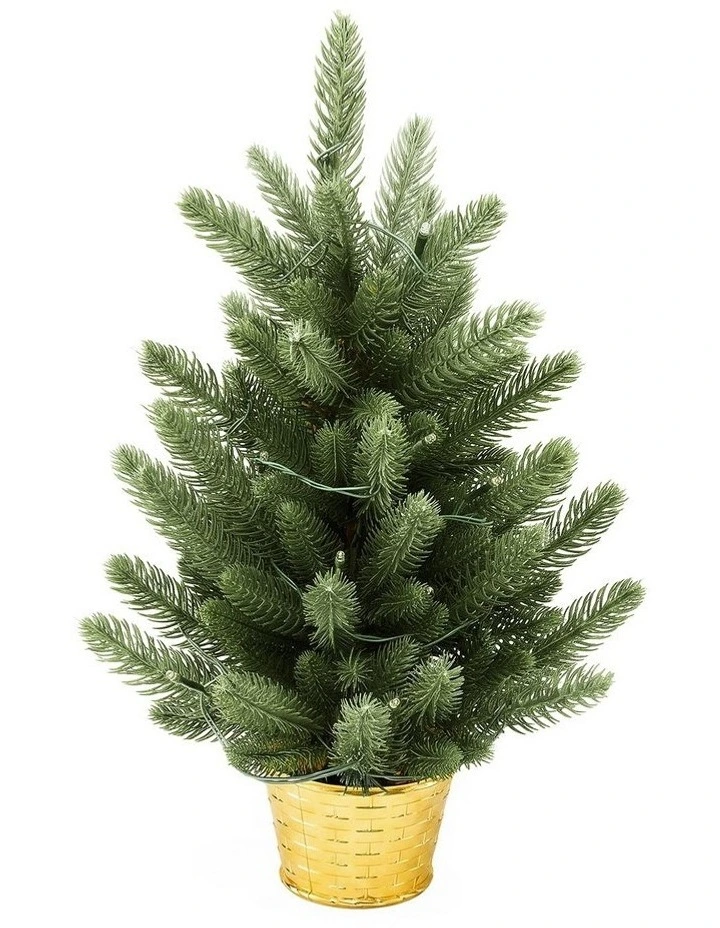 Jingle Jollys 45cm Artificial Christmas Tree Mini Christmas Tree Warm Light image 3