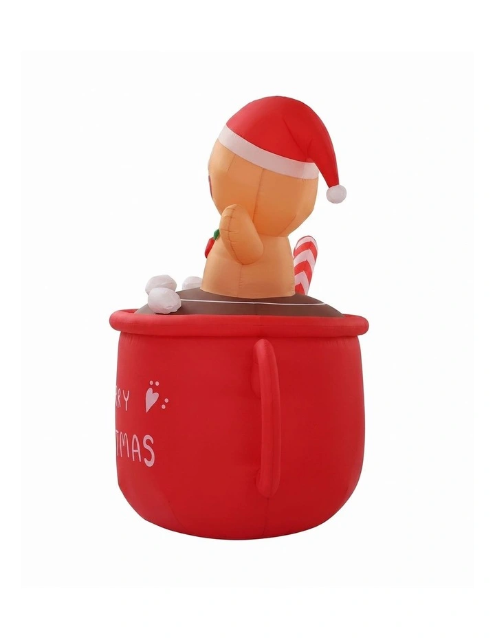 Jingle Jollys Christmas Inflatable Cup 1.8M Height LED Outdoor Decorations Illuminated image 3