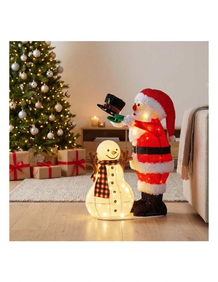 Christabelle 71cm Santa Snowman Christmas Light Up Display Animated LED Outdoor Indoor Home Decor image 6