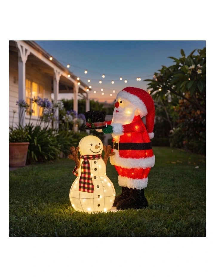 Christabelle 71cm Santa Snowman Christmas Light Up Display Animated LED Outdoor Indoor Home Decor image 7