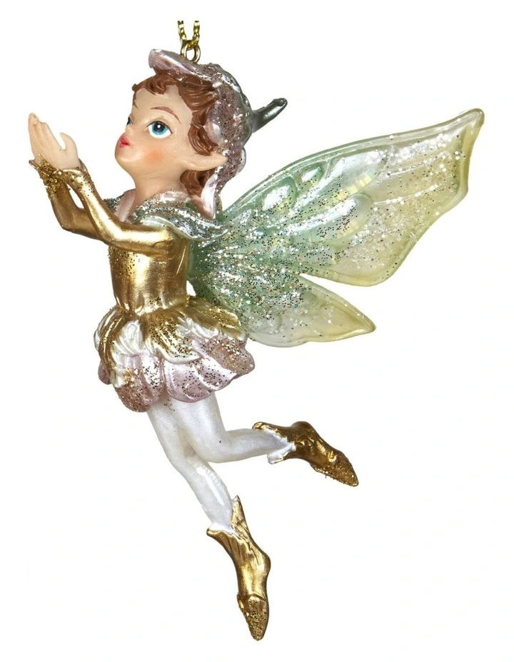 Christabelle 3 Fairy Christmas Ornaments Assorted Novelty Figures 10cm Decorations Hanging Baubles image 6