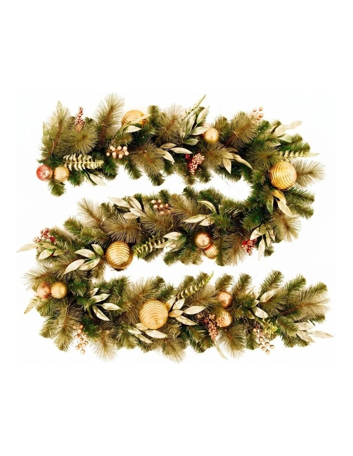 Christabelle 2.74m Deluxe Mountain Pine Christmas Garland Pre Lit image 1