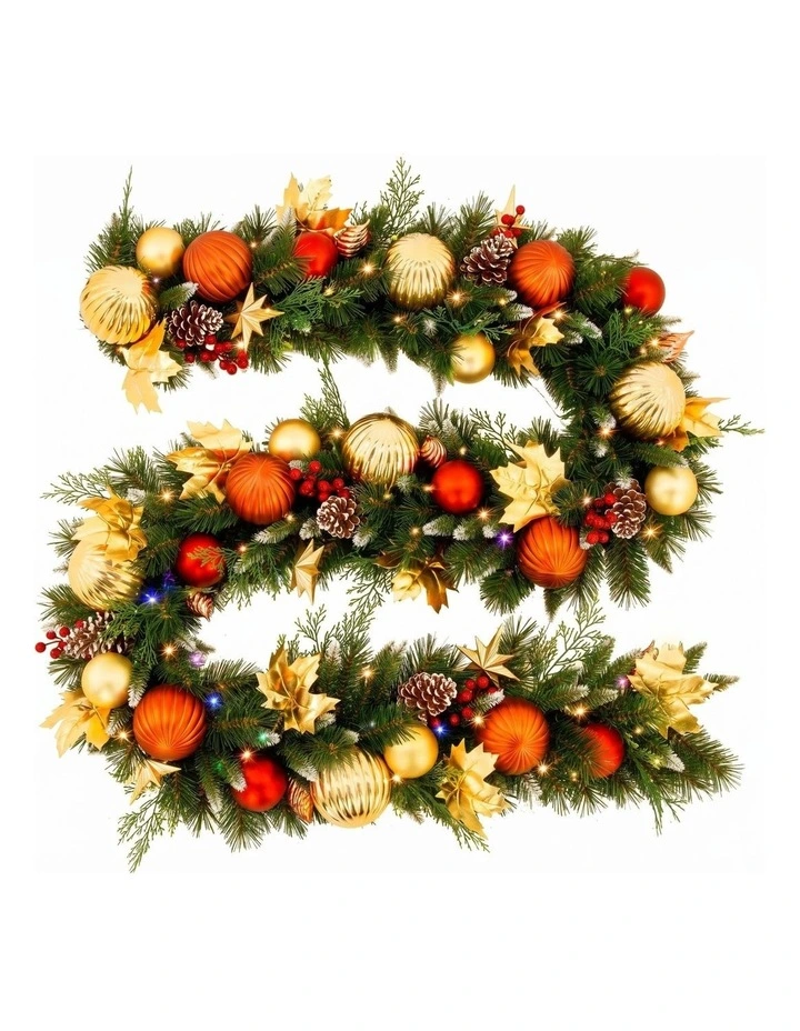Christabelle 2.74m Timeless Elegance Christmas Garland Pre Lit image 4