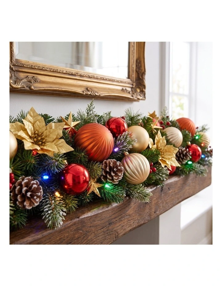 Christabelle 2.74m Timeless Elegance Christmas Garland Pre Lit image 7