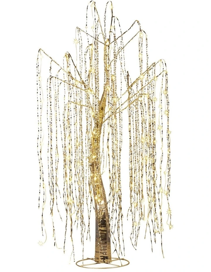 Christabelle Silver Willow Tree 120cm Christmas Display Warm LED Lights image 3
