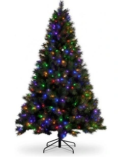 Christabelle 2.3m 7.5ft Grand Sierra Christmas Tree Pre Lit Multi Function LED Memory Wire