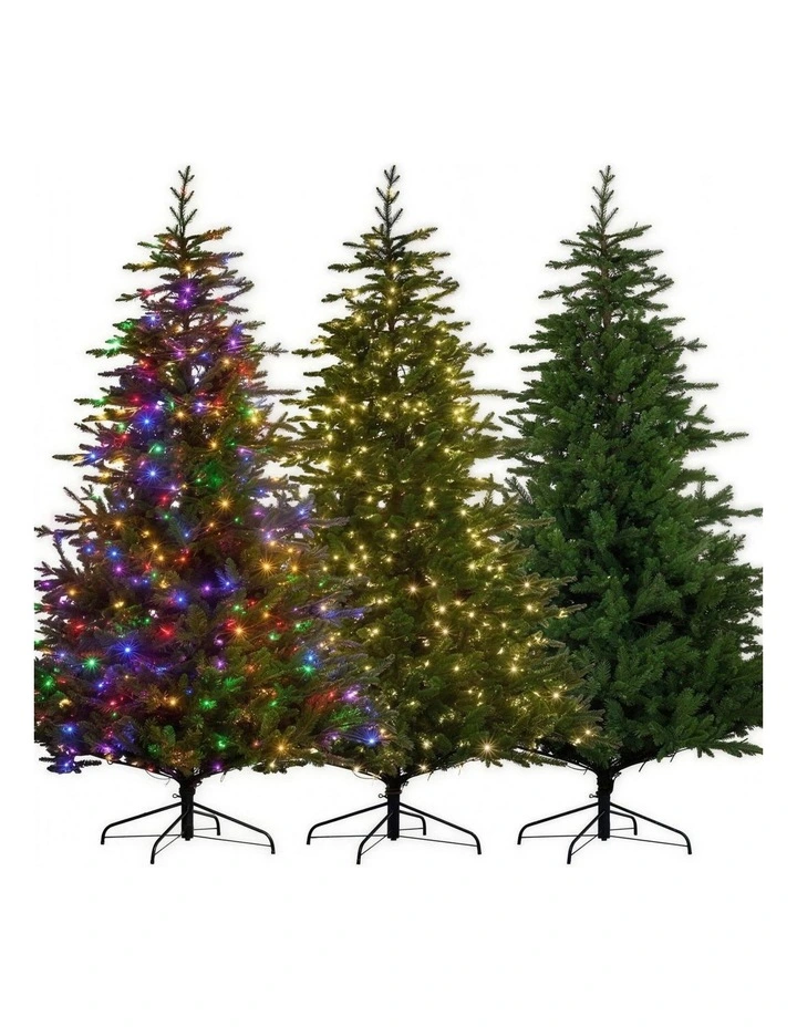 Christabelle 2.3m 7.5ft Bellewood Fir Christmas Tree Pre Lit Multi Function LED Power Connect image 4
