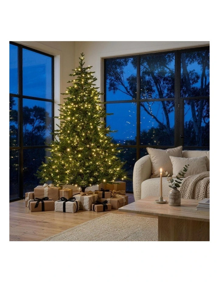 Christabelle 2.3m 7.5ft Bellewood Fir Christmas Tree Pre Lit Multi Function LED Power Connect image 6