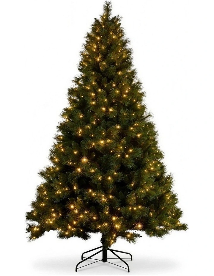 Christabelle 2.7m 9ft Grand Sierra Christmas Tree Pre Lit Multi Function LED Memory Wire image 2
