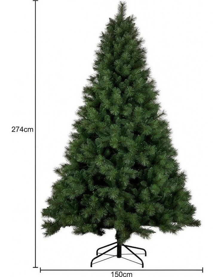 Christabelle 2.7m 9ft Grand Sierra Christmas Tree Pre Lit Multi Function LED Memory Wire image 3