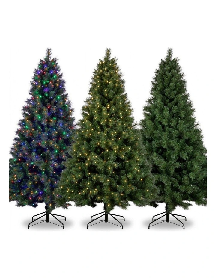 Christabelle 2.7m 9ft Grand Sierra Christmas Tree Pre Lit Multi Function LED Memory Wire image 4