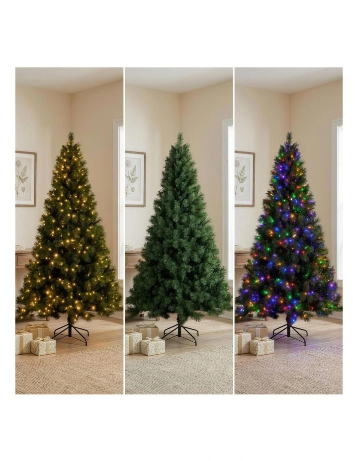 Christabelle 2.7m 9ft Grand Sierra Christmas Tree Pre Lit Multi Function LED Memory Wire image 7