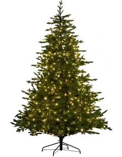National Tree Company 9ft 2.7m Bellewood Fir Pre-Lit Artificial Christmas Tree Multi-Function LED