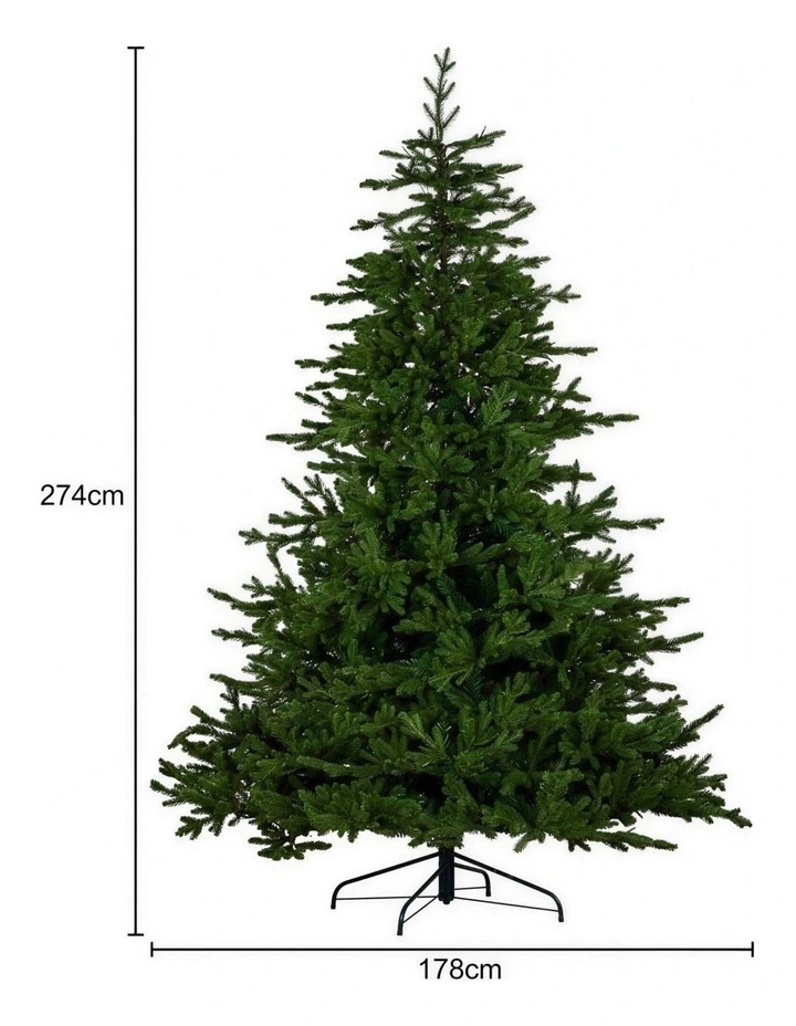 National Tree Company 9ft 2.7m Bellewood Fir Pre-Lit Artificial Christmas Tree Multi-Function LED image 3