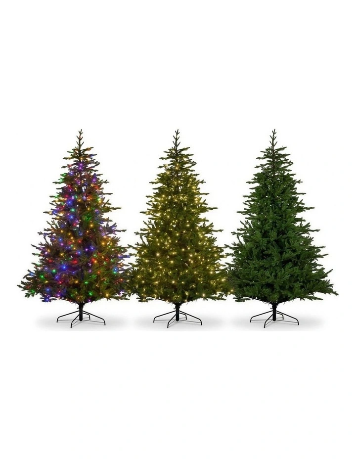 National Tree Company 9ft 2.7m Bellewood Fir Pre-Lit Artificial Christmas Tree Multi-Function LED image 4