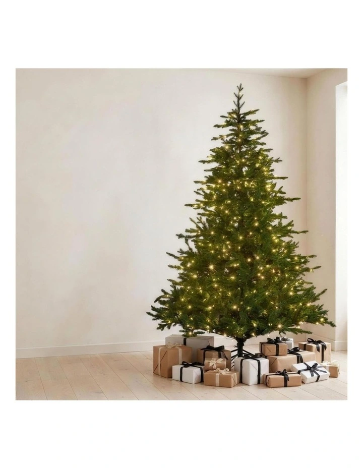 National Tree Company 9ft 2.7m Bellewood Fir Pre-Lit Artificial Christmas Tree Multi-Function LED image 7
