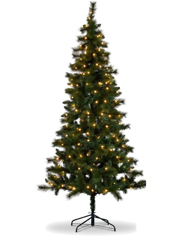 Christabelle 2.3m 7.5ft Lakeland Pine Christmas Tree Pre Lit Multi Function LED Artificial Indoor image 2