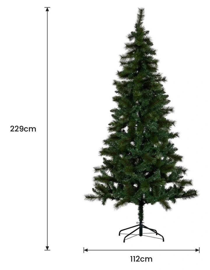 Christabelle 2.3m 7.5ft Lakeland Pine Christmas Tree Pre Lit Multi Function LED Artificial Indoor image 3