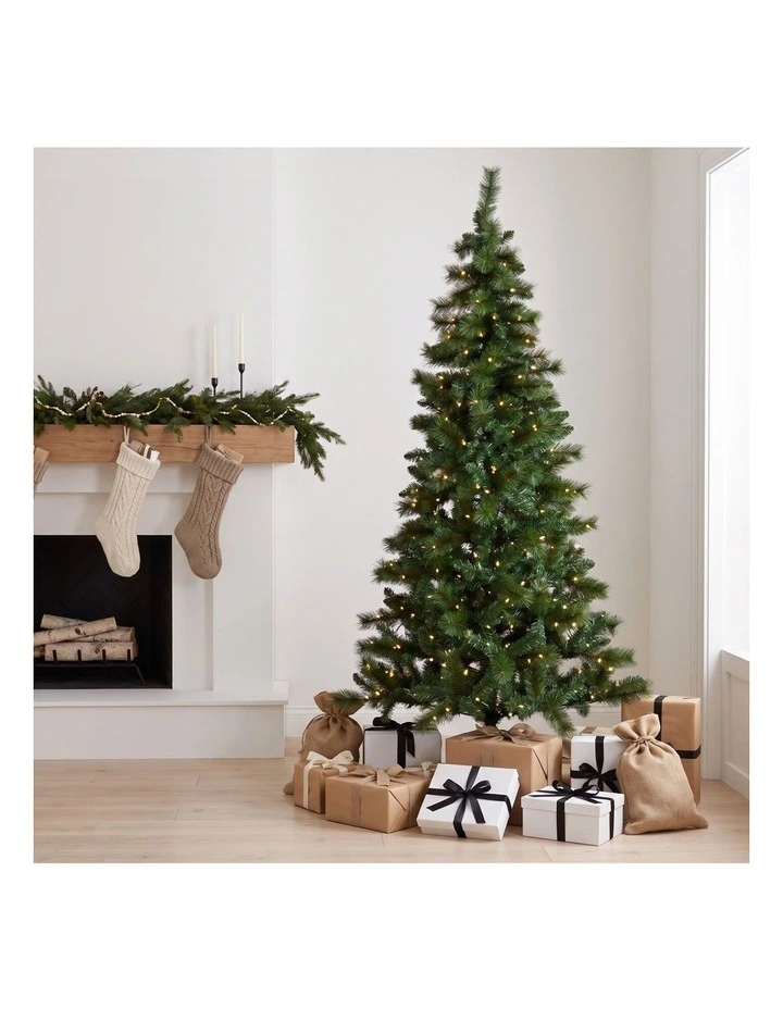 Christabelle 2.3m 7.5ft Lakeland Pine Christmas Tree Pre Lit Multi Function LED Artificial Indoor image 6