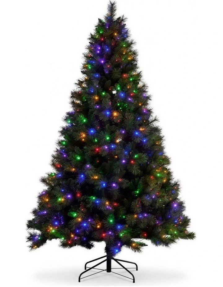 Christabelle 1.8m 6ft Grand Sierra Christmas Tree Pre Lit Multi Function LED Memory Wire image 1