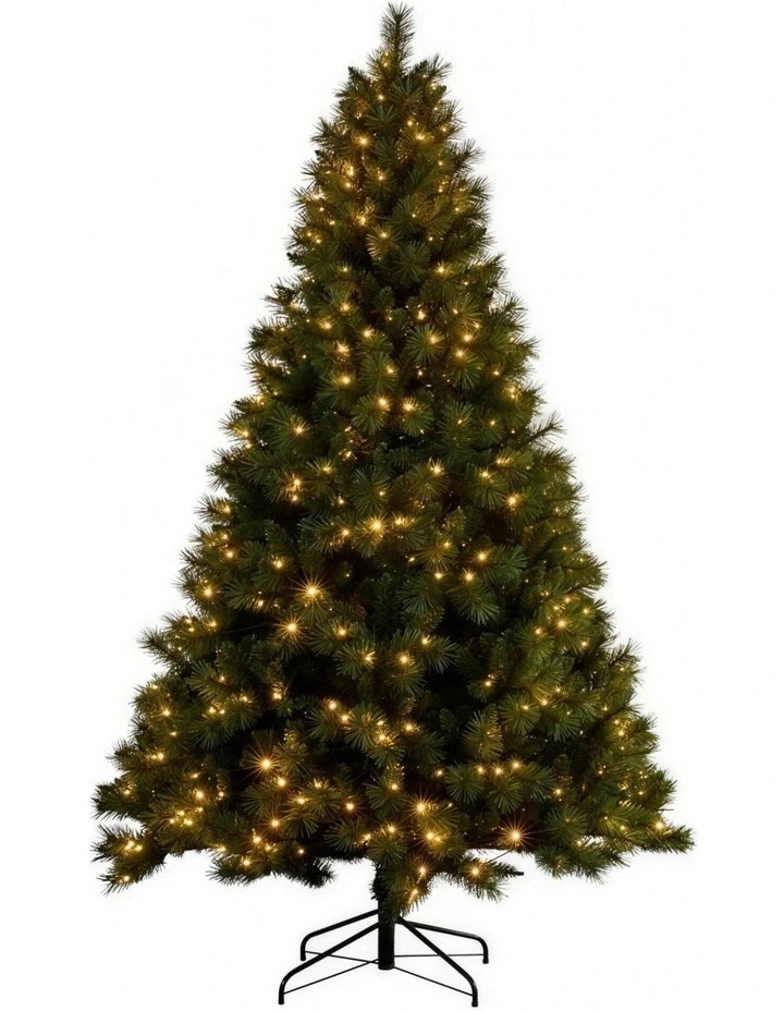 Christabelle 1.8m 6ft Grand Sierra Christmas Tree Pre Lit Multi Function LED Memory Wire image 3